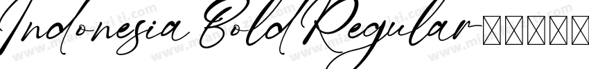Indonesia Bold Regular字体转换